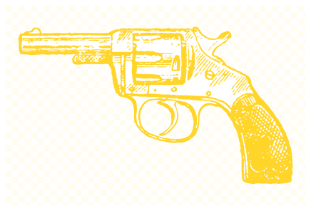 An empty gun — the Justice Undertale soul relic